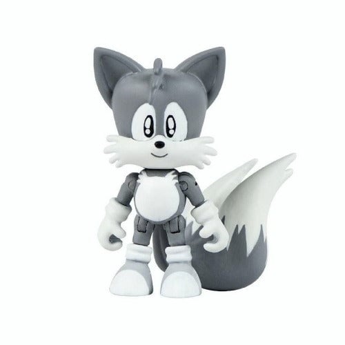 Action Figure Toy - Sonic Boom - Collector Series - Classic Tails - Black and Wh Image 1
