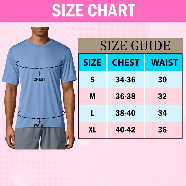 6-Pack: Mens Moisture Wicking Cool Short Sleeve Crew Neck T-Shirts Image 12