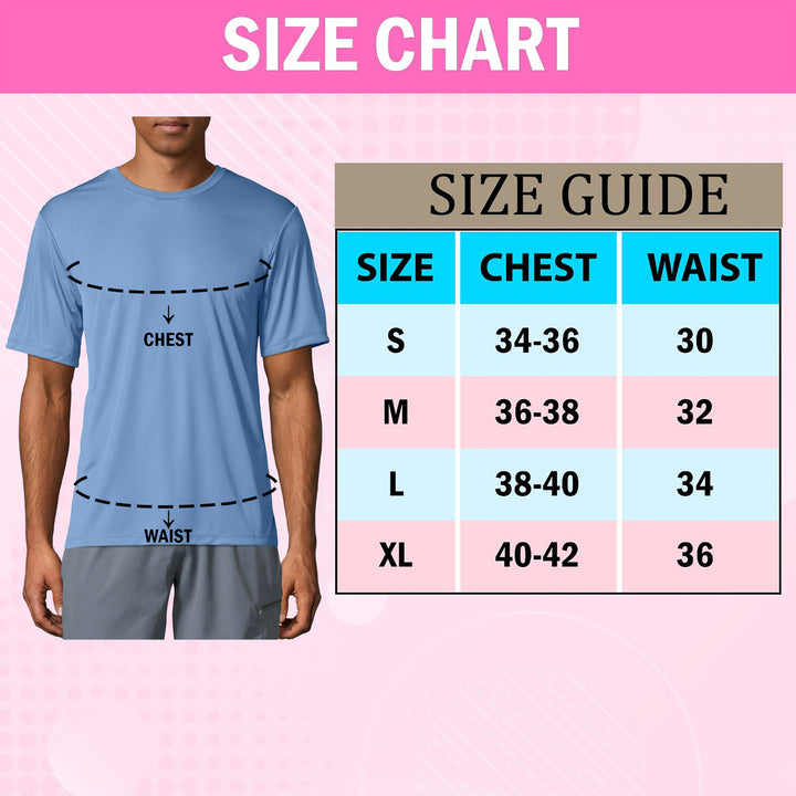 5-Pack: Mens Moisture Wicking Cool Dri-Fit Performance Short Sleeve Crew Neck T-Shirts Image 12