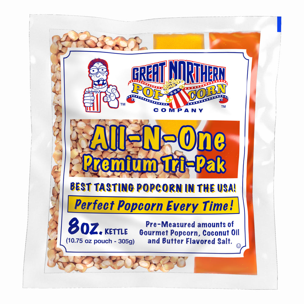 Great Northern Popcorn 8 oz Pack Pre-Measured Popcorn Kits 5 Count Movie Theater Style Image 2