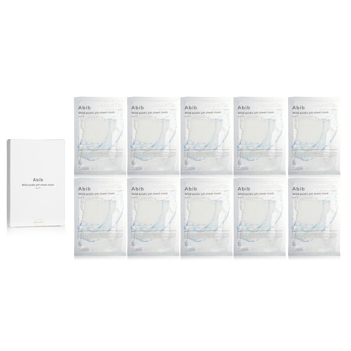 Abib - Mild Acidic PH Sheet Mask - Aqua Fit(30mlx10pcs) Image 1