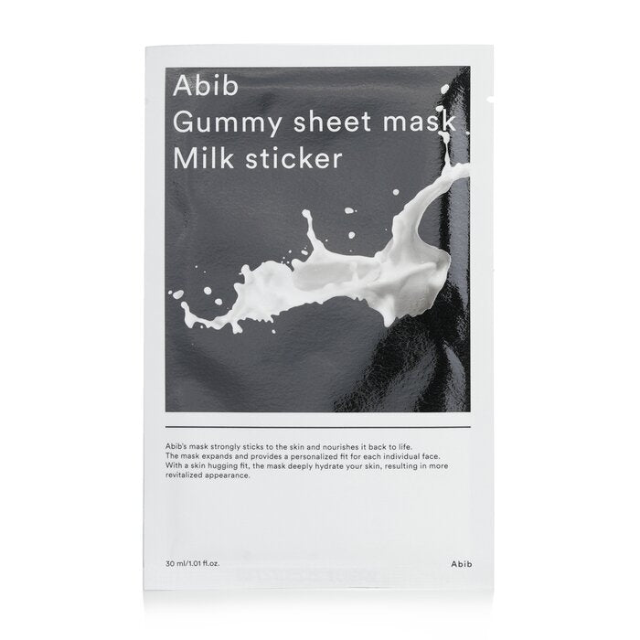 Abib - Gummy Sheet Mask - Milk Sticker(30mlx10pcs) Image 2