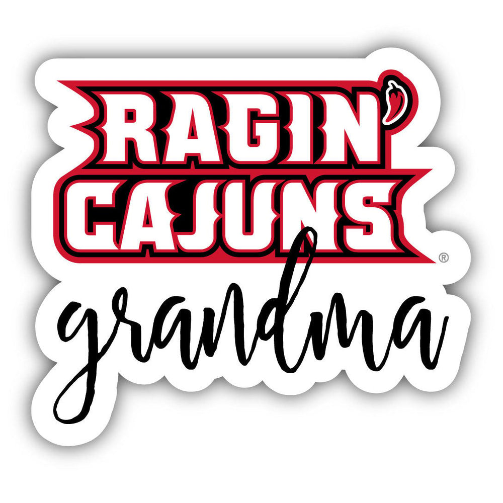 Louisiana at Lafayette 4-Inch Proud Grandpa NCAA - Durable School Spirit Vinyl Decal Perfect Gift for Grandpa Image 2