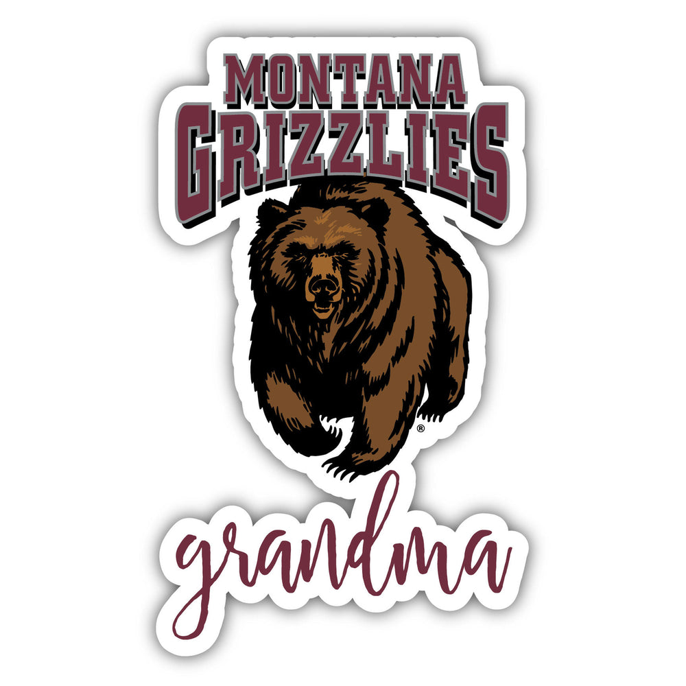 Montana University 4-Inch Proud Grandpa NCAA - Durable School Spirit Vinyl Decal Perfect Gift for Grandpa Image 2