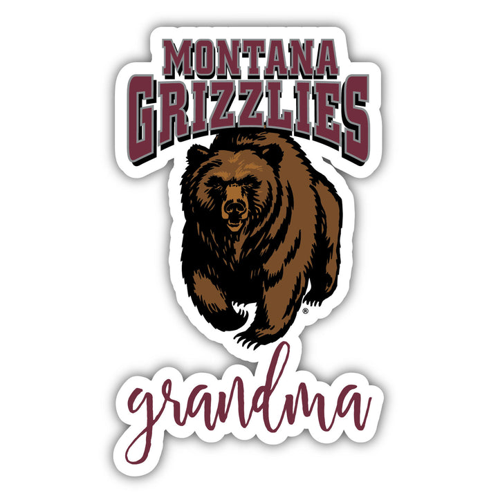 Montana University 4-Inch Proud Grandpa NCAA - Durable School Spirit Vinyl Decal Perfect Gift for Grandpa Image 2