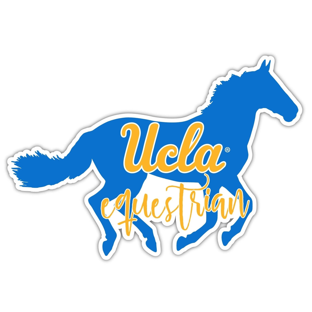 UCLA Bruins Equestrian 4-Inch Die Cut Decal Image 1