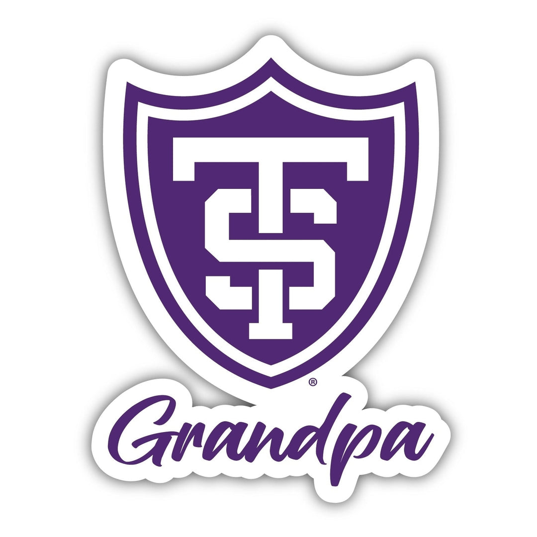 University of St. Thomas 4-Inch Proud Grandpa NCAA - Durable School Spirit Vinyl Decal Perfect Gift for Grandpa Image 1