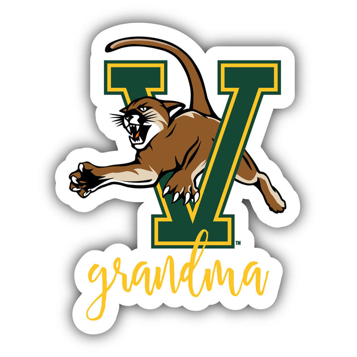 Vermont Catamounts 4-Inch Proud Grandpa NCAA - Durable School Spirit Vinyl Decal Perfect Gift for Grandpa Image 2