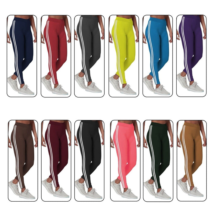 Womens Ultra Soft Smooth High Waisted Fleece Lined Winter Warm Cozy Leggings Image 4