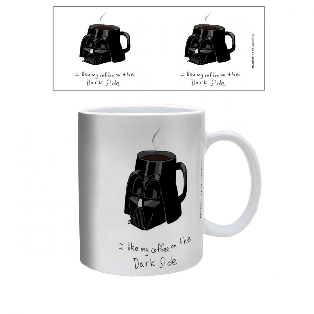 Star Wars Coffee on The Dark Side 11 oz. Ceramic Mug Image 1