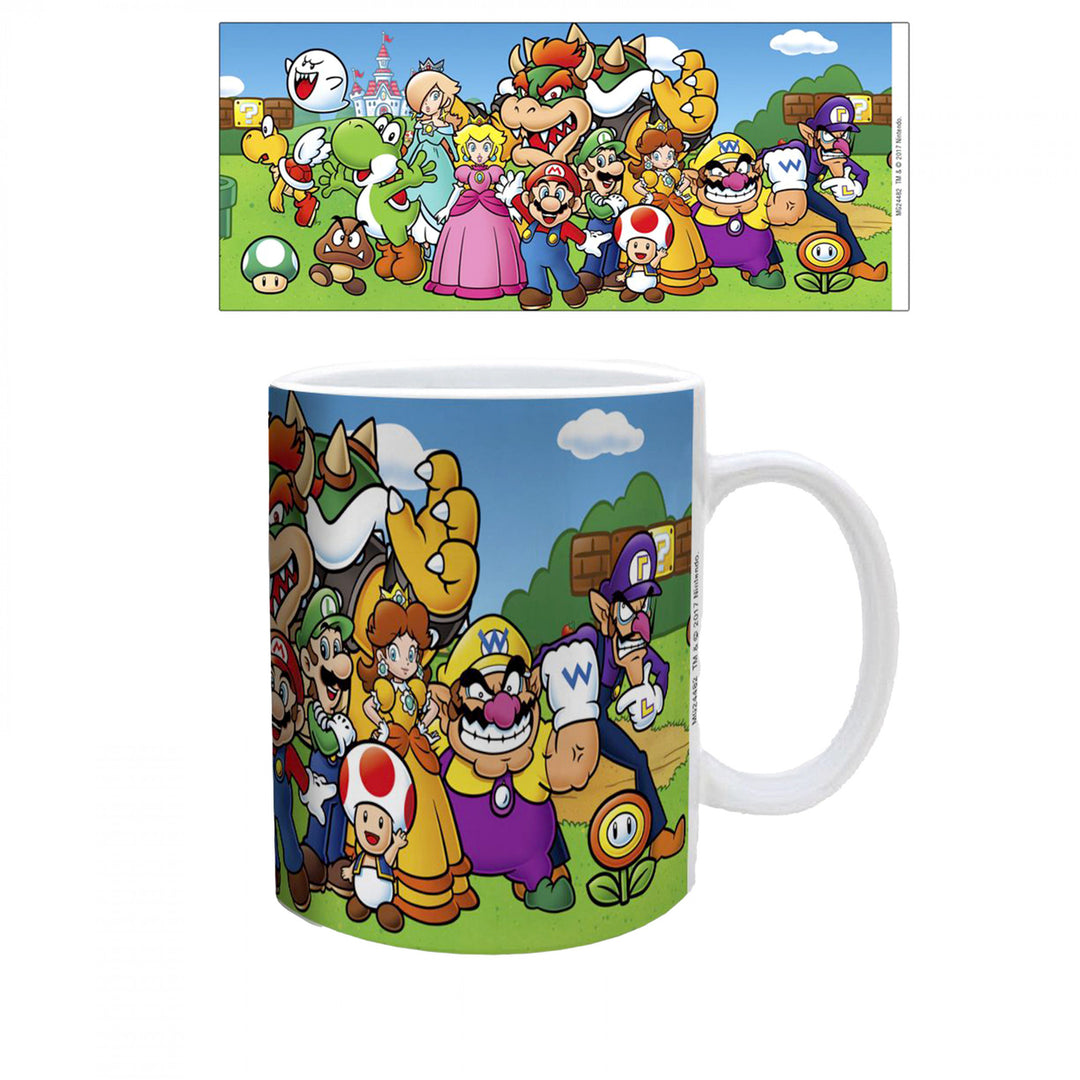 Super Mario Bros. Characters 11 oz. Ceramic Mug Image 1