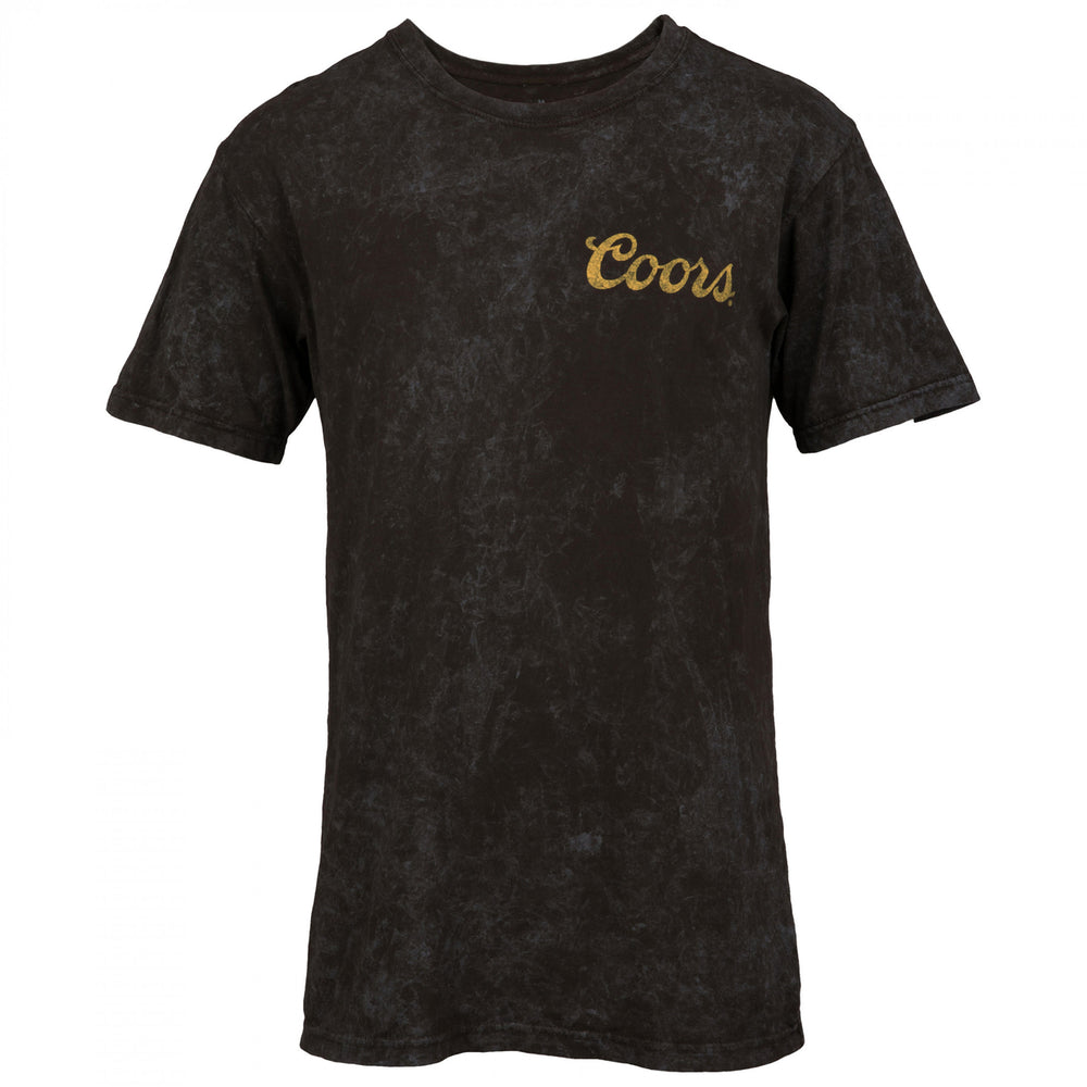 Coors Western Sunset Front and Back Print T-Shirt Image 2