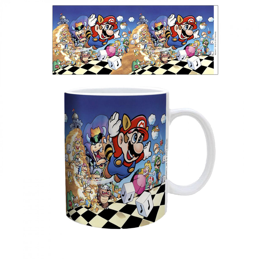 Super Mario Bros. 3 Art 11 oz. Ceramic Mug Image 1