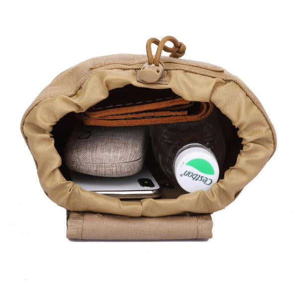 1000D Nylon Waterproof Tactical Bag Multi-functional Folding Outdoor Hiking Travel Tool Bag Drawstring Storage Bag Image 2