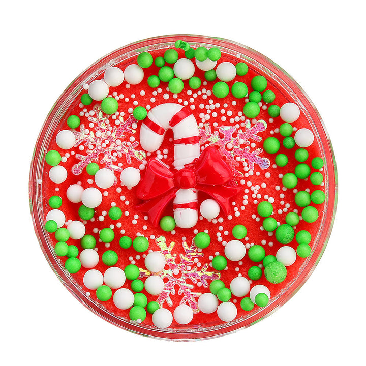 100ML Christmas Cloud Slime Squishy Scented Stress Clay Kids Toy Sludge Cotton Mud Plasticine Gifts Image 4