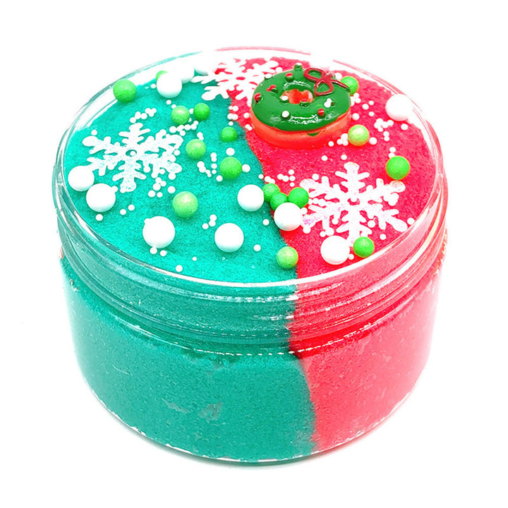 100ML Christmas Cloud Slime Squishy Scented Stress Clay Kids Toy Sludge Cotton Mud Plasticine Gifts Image 10