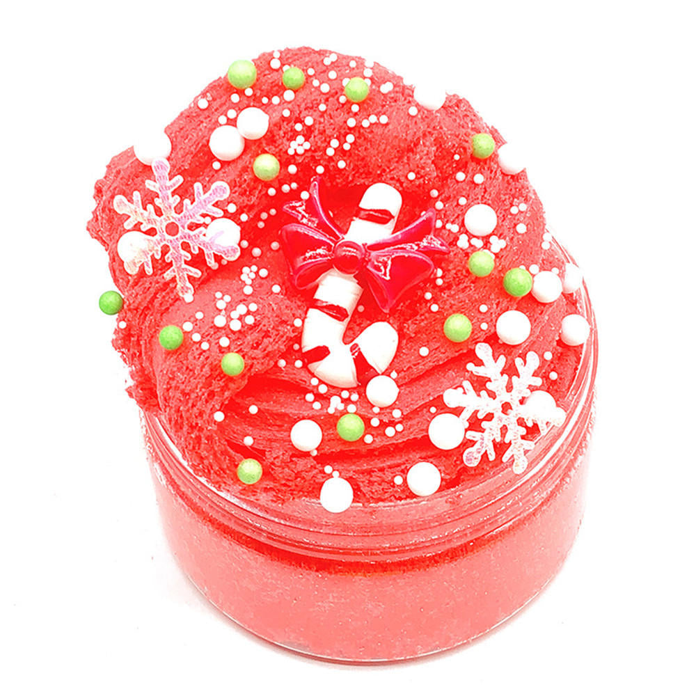 100ML Christmas Cloud Slime Squishy Scented Stress Clay Kids Toy Sludge Cotton Mud Plasticine Gifts Image 11