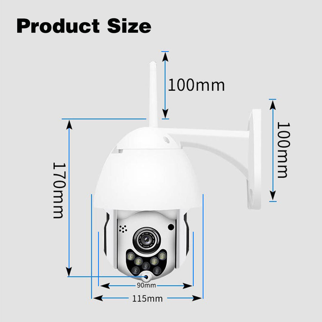 1080P 2MP Wireless Waterproof WIFI IP Security Camera Intercom Night Vision CCTV ONVIF Protocol AP Hotspot Image 4