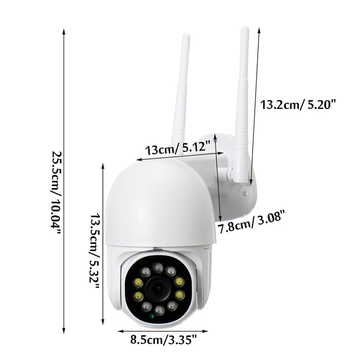 1080P 360 View Wireless Wifi IP Security Smart Camera PIR Alarm Remote Monitor Camera Image 4