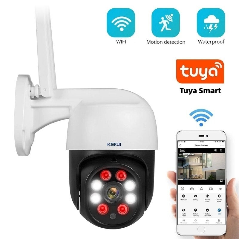 1080P 3MP 2MP Smart PTZ WiFi IP Wireless Camera 4X Zoom Dome Camera Outdoor Home Security CCTV Video Surveillance Image 1