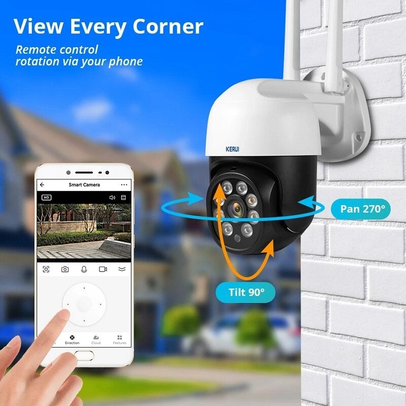1080P 3MP 2MP Smart PTZ WiFi IP Wireless Camera 4X Zoom Dome Camera Outdoor Home Security CCTV Video Surveillance Image 2