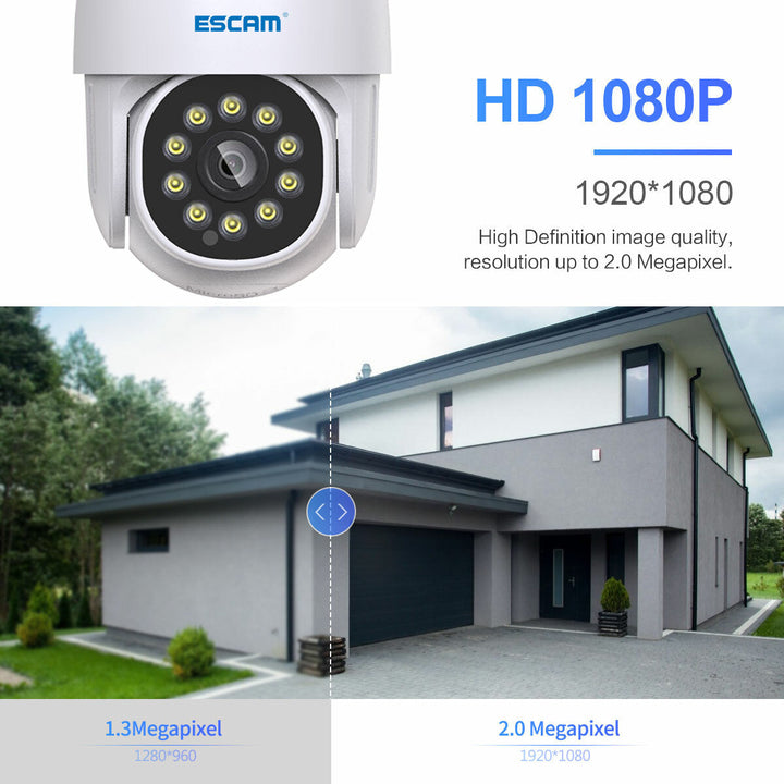 1080P WiFi IP Camera Infrared Night Vision Waterproof With Motions Detection And Automatic Tracking Of Human Figures Image 4