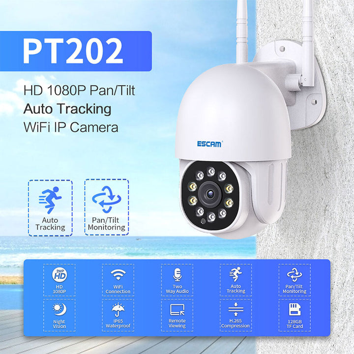 1080P WiFi IP Camera Infrared Night Vision Waterproof With Motions Detection And Automatic Tracking Of Human Figures Image 9