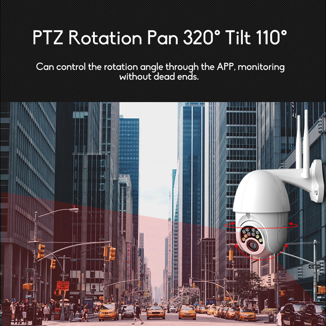 10LED 5X Zoom HD 2MP IP Security Camera WiFi Wireless 1080P Outdoor PTZ Waterproof Night Vision ONVIF Image 3
