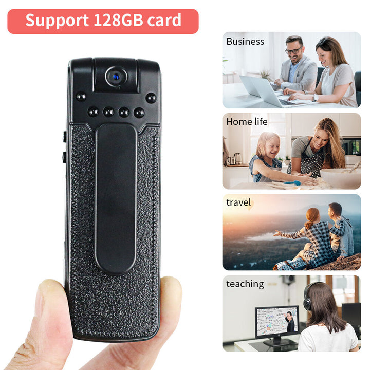 1080P HD Mini Security Camera Portable Video Recorder Infrared Night Vision Camera Non-handheld Wearable Image 4