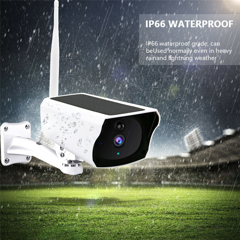1080P HD WIFI Solar Security IP Camera Night Vision Wireless PIR Motion Alarm IP67 Image 9