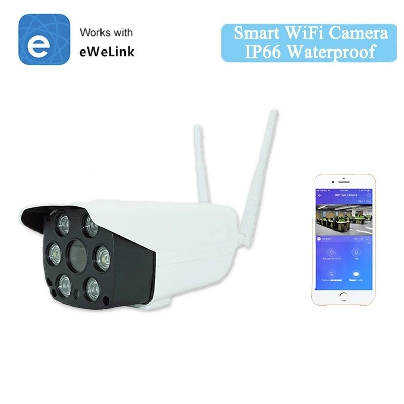 1080P Smart WiFi Camera Two-way Audio Intercom Night Vision IR LED Camera Outdoor IP66 Waterproof Camera Image 3