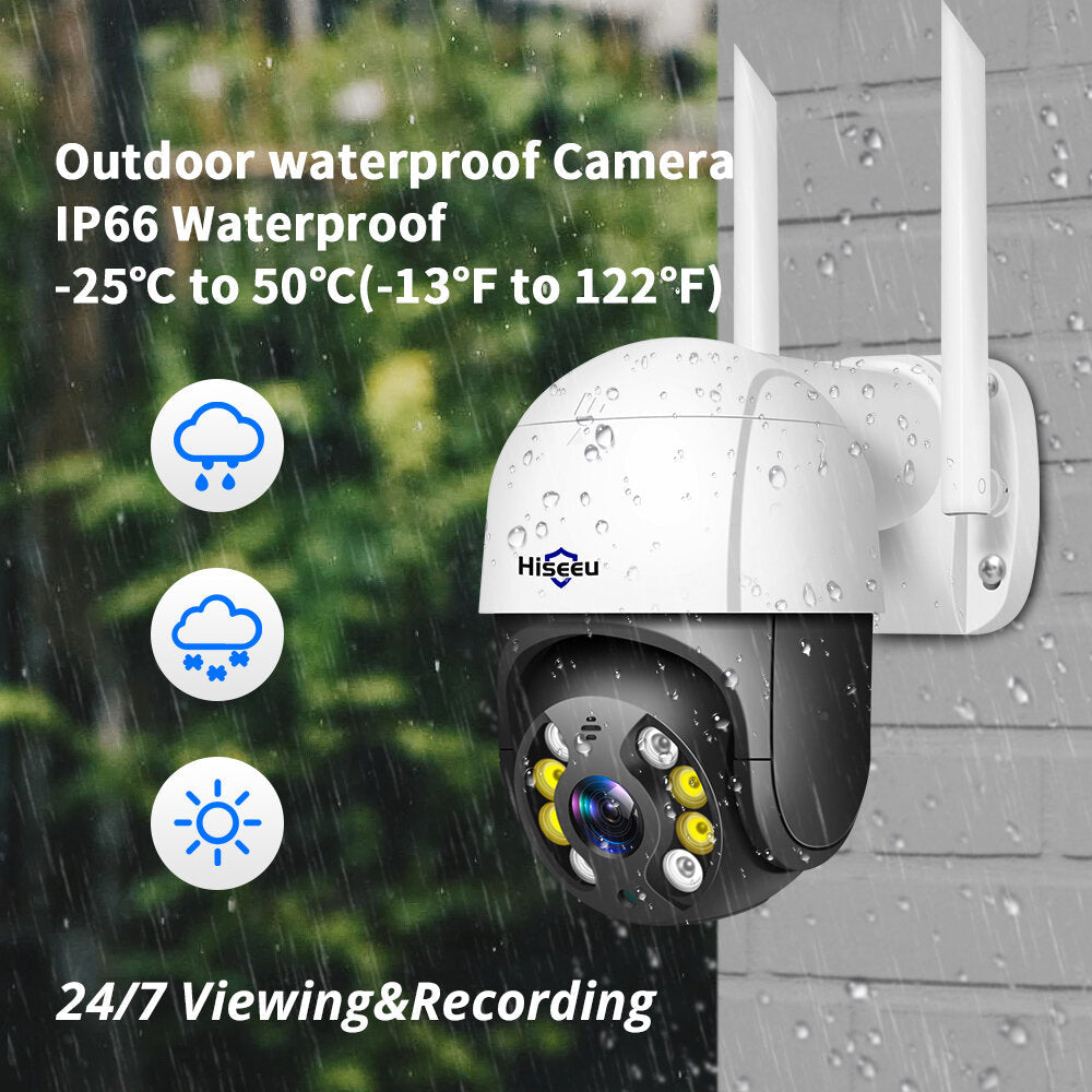1080P Speed Dome WIFI Camera 2MP Outdoor Wireless PTZ IP Camera Cloud-SD Slot ONVIF 2-Way Audio Network CCTV Image 3