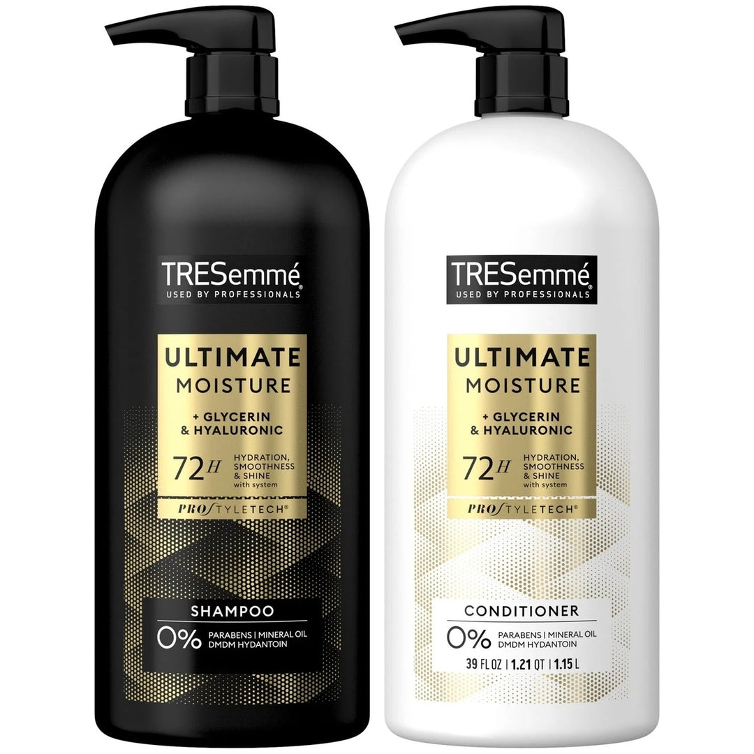 TRESemme Ultimate Moisture Shampoo and Conditioner 39 Fluid Ounce (Pack of 2) Image 1