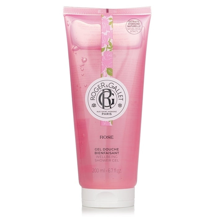 Roger and Gallet Rose Wellbeing Shower Gel 200ml/6.7oz Image 1