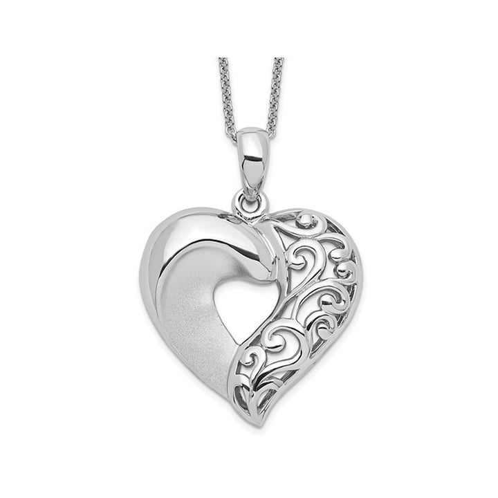 Close to My Heart Pendant Necklace in Sterling Silver with Chain Image 1