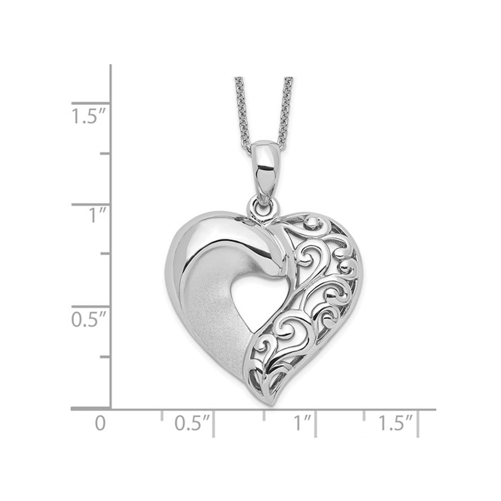 Close to My Heart Pendant Necklace in Sterling Silver with Chain Image 2