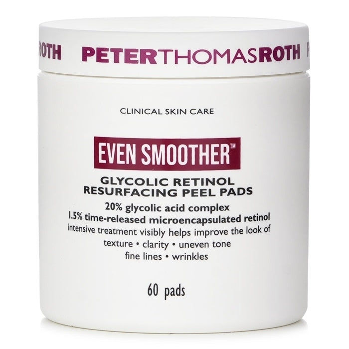Peter Thomas Roth Even Smoother Glycolic Retinol Resurfacing Peel Pads 60pads Image 1