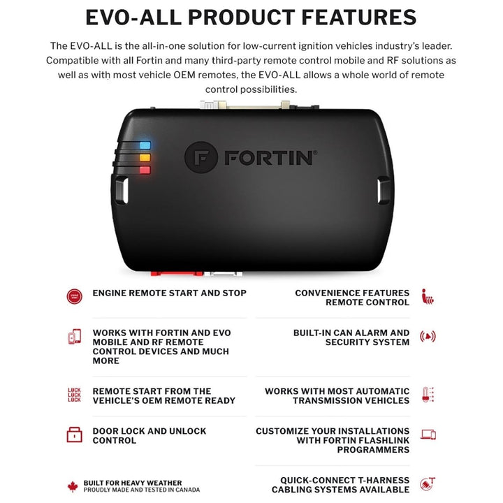 Fortin EVO-TOYT6 Digital Remote Start for Select (Toyota Lexus PTS Vehicles) Image 3