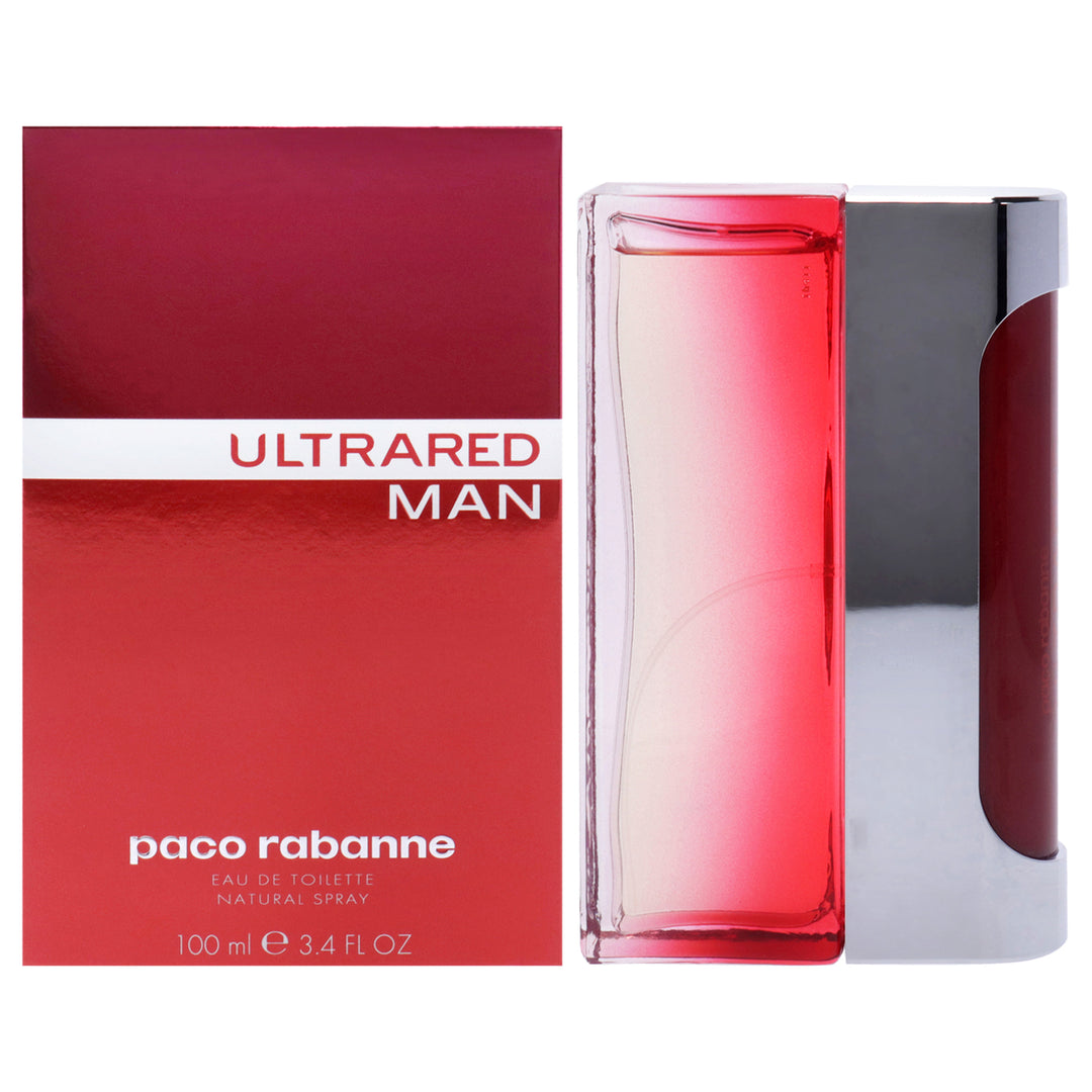 Ultrared Man by Paco Rabanne for Men - 3.4 oz EDT Spray Image 1