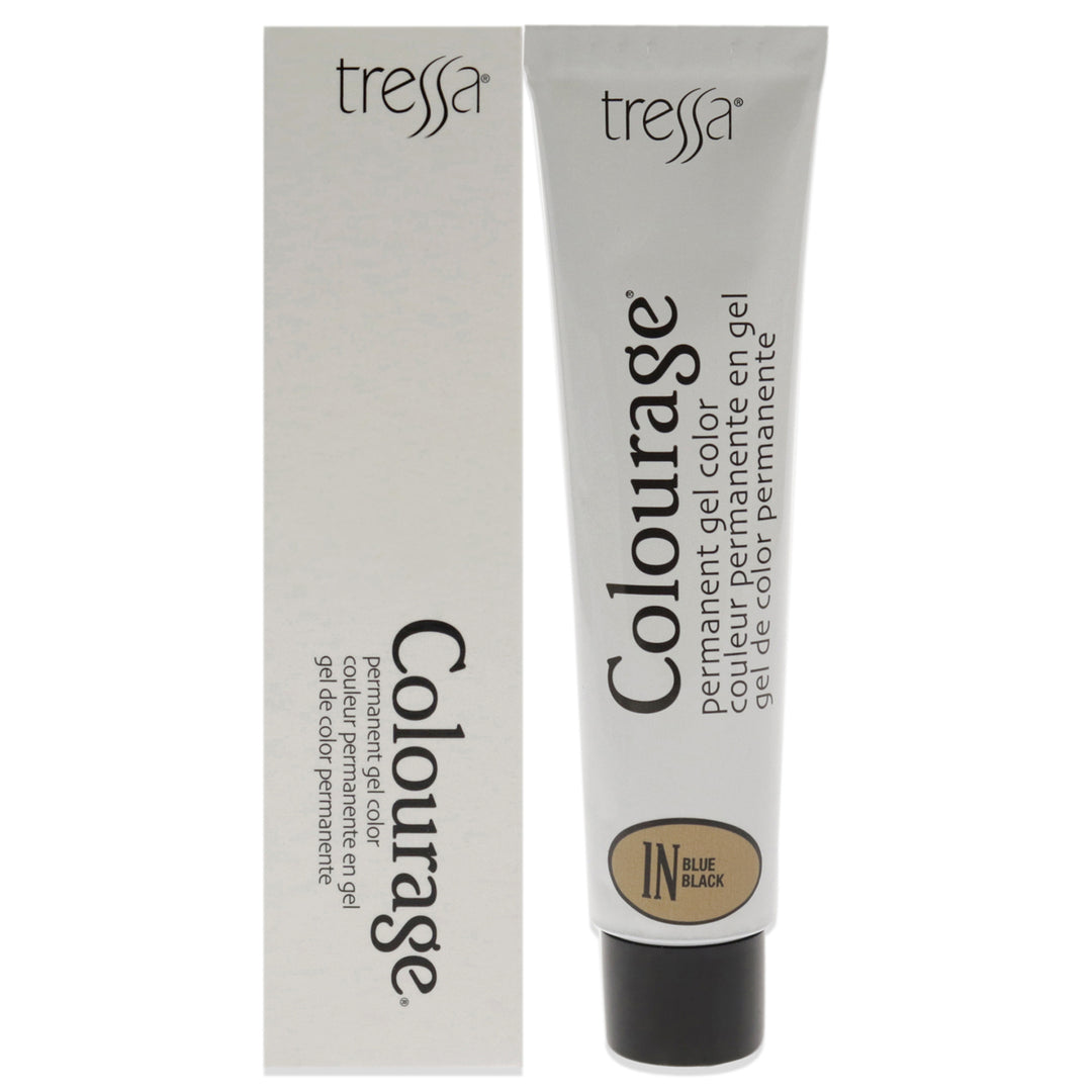 Colourage Permanent Gel Color - 1N Blue Black by Tressa for Unisex - 2 oz Hair Color Image 1