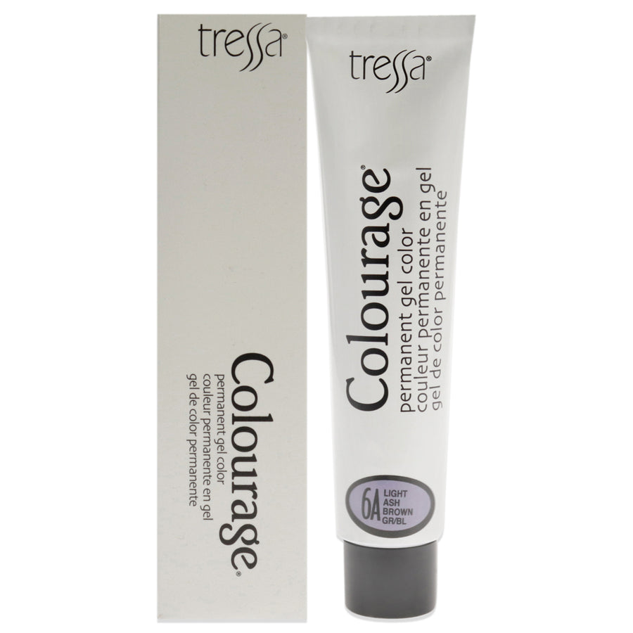 Colourage Permanent Gel Color - 6A Light Ash Brown by Tressa for Unisex - 2 oz Hair Color Image 1