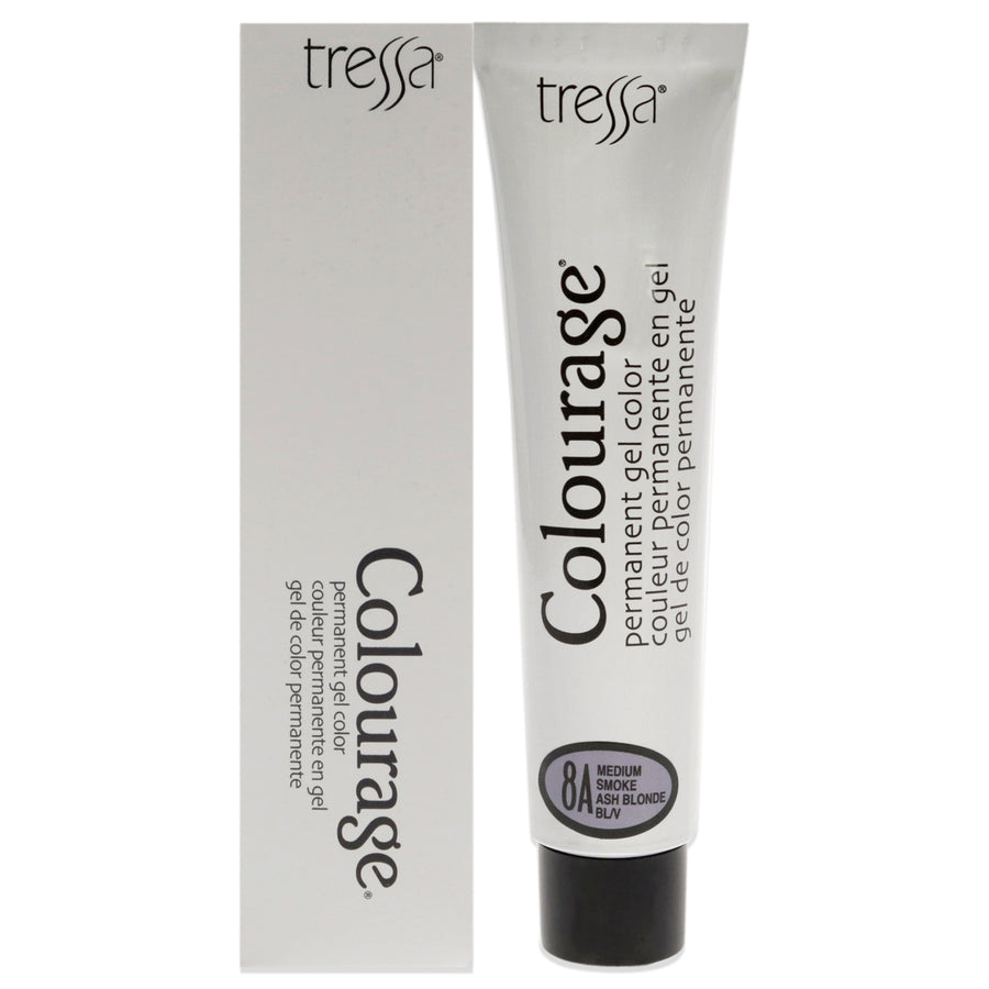 Colourage Permanent Gel Color - 8A Medium Smoke Ash Blonde by Tressa for Unisex - 2 oz Hair Color Image 1