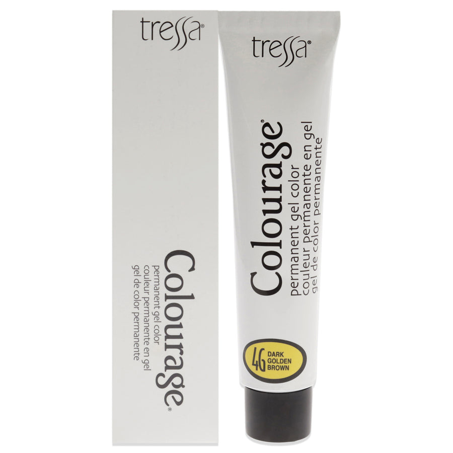 Colourage Permanent Gel Color - 4G Dark Golden Brown by Tressa for Unisex - 2 oz Hair Color Image 1