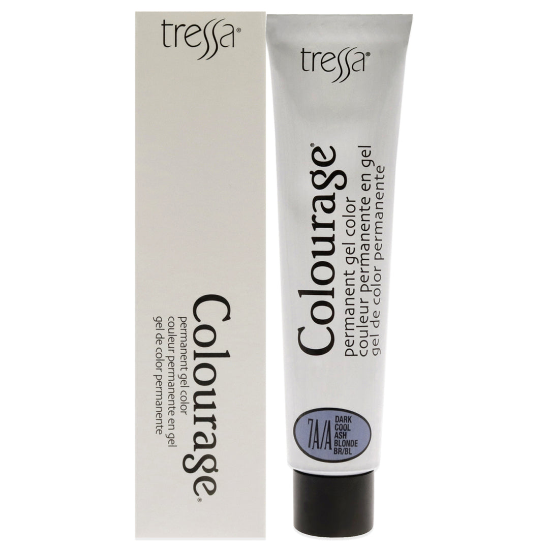 Colourage Permanent Gel Color - 7AA Dark Cool Ash Blonde by Tressa for Unisex - 2 oz Hair Color Image 1