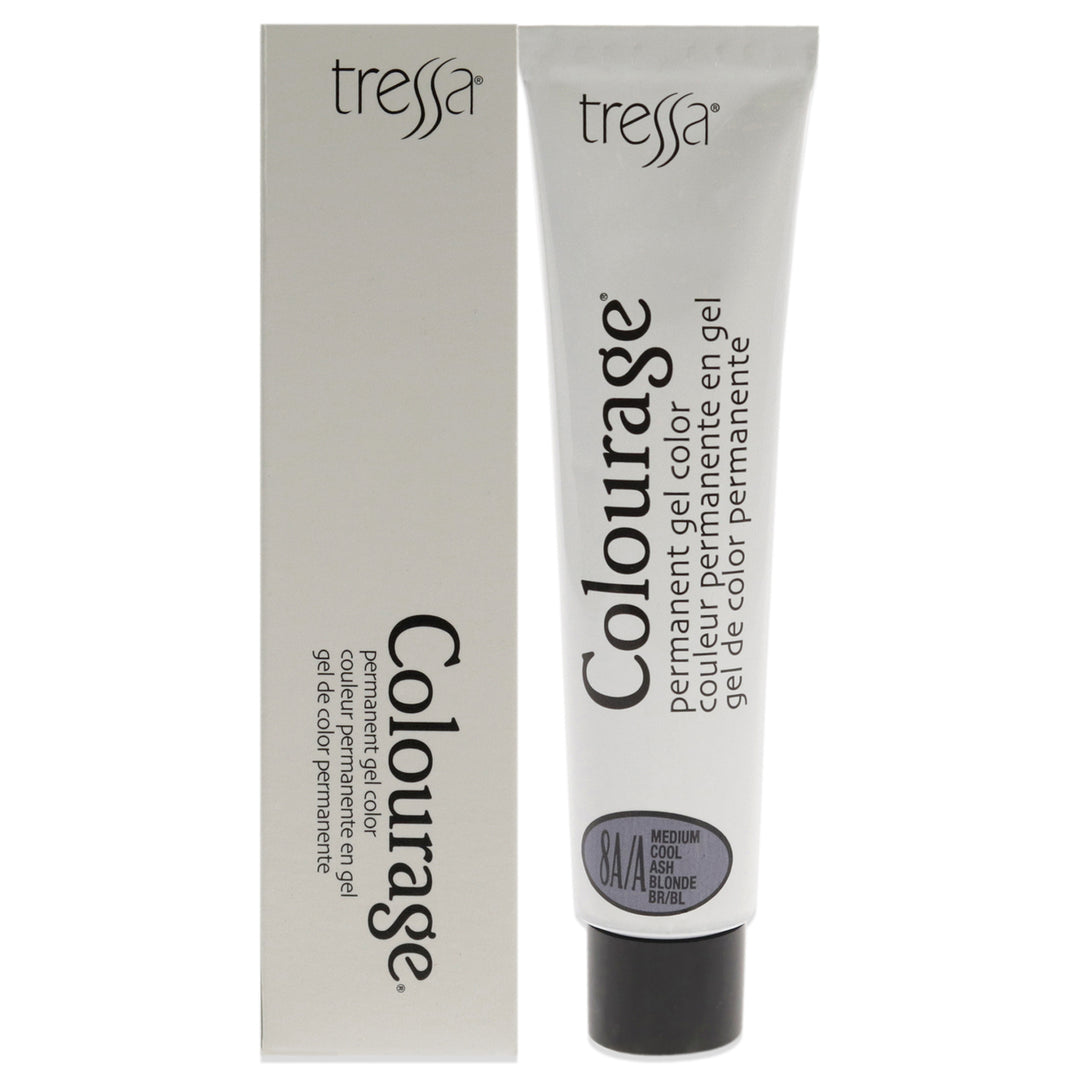 Colourage Permanent Gel Color - 8AA Medium Cool Ash Blonde by Tressa for Unisex - 2 oz Hair Color Image 1