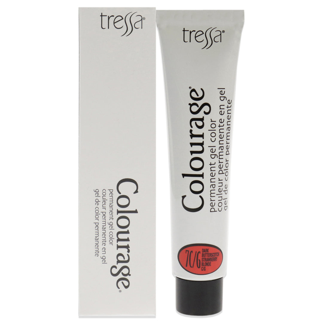 Colourage Permanent Gel Color - 7CG Dark Butterscotch Strawberry Blonde by Tressa for Unisex - 2 oz Hair Color Image 1