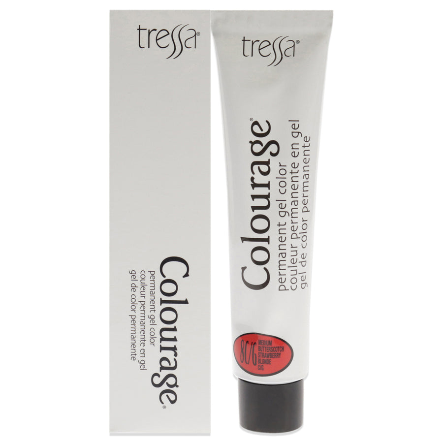 Colourage Permanent Gel Color - 8CG Medium Butterscotch Strawberry Blonde by Tressa for Unisex - 2 oz Hair Color Image 1