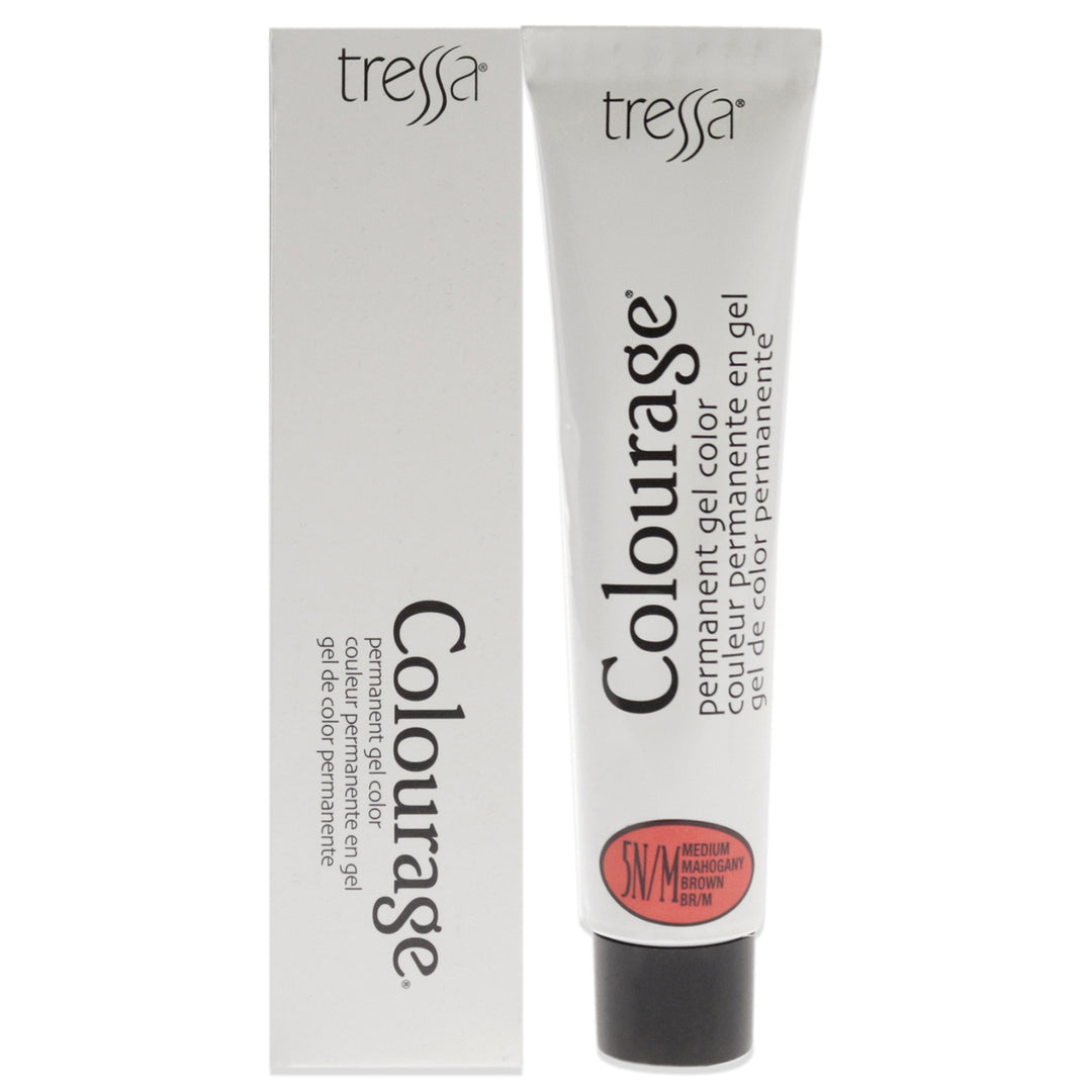 Colourage Permanent Gel Color - 5NM Medium Mahogany Brown by Tressa for Unisex - 2 oz Hair Color Image 1