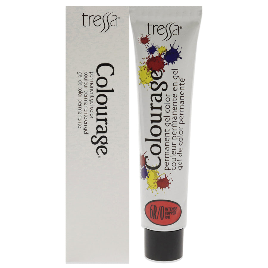 Colourage Permanent Gel Color - 6RO Intense Copper by Tressa for Unisex - 2 oz Hair Color Image 1