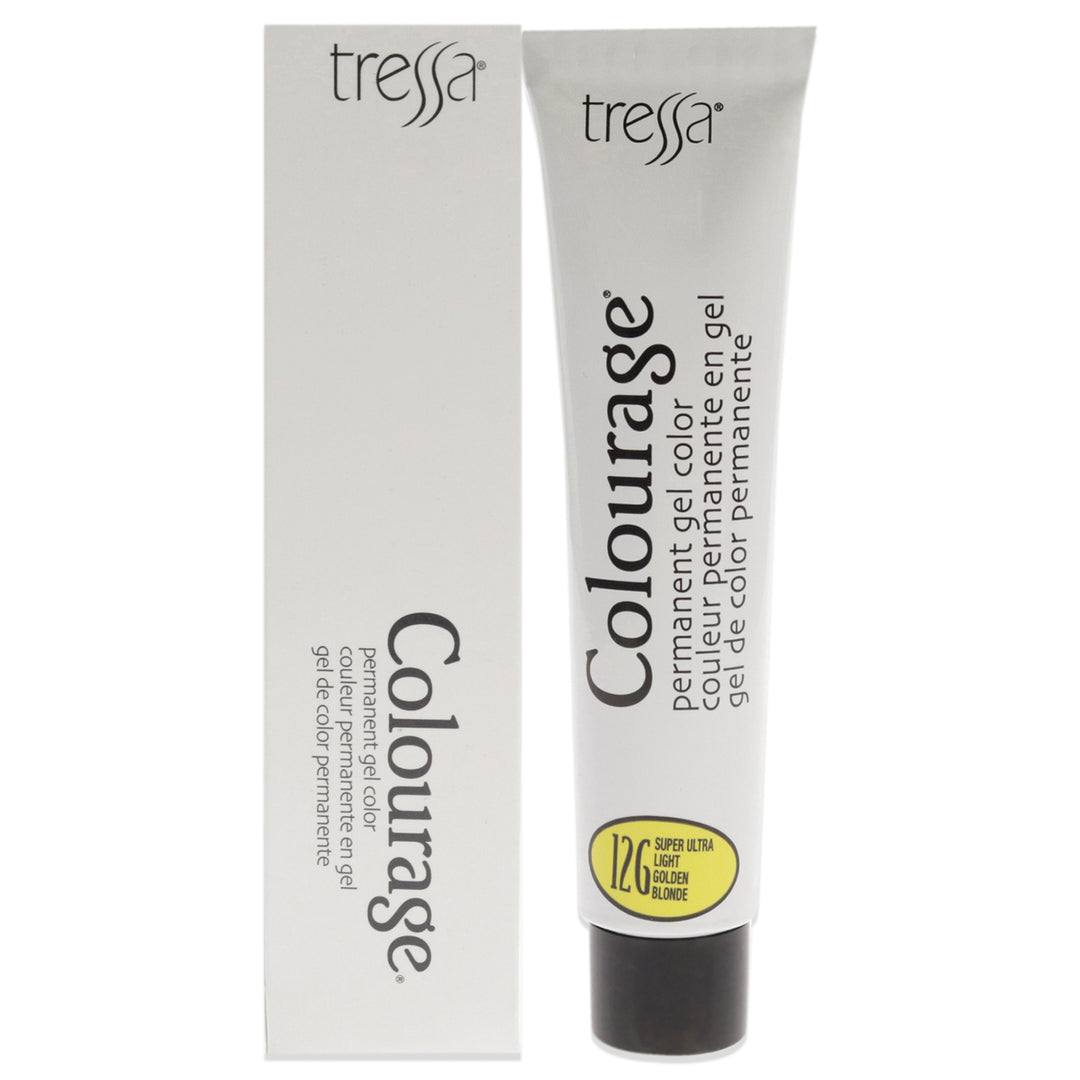 Colourage Permanent Gel Color - 12G Super Ultra Light Golden Blonde by Tressa for Unisex - 2 oz Hair Color Image 1